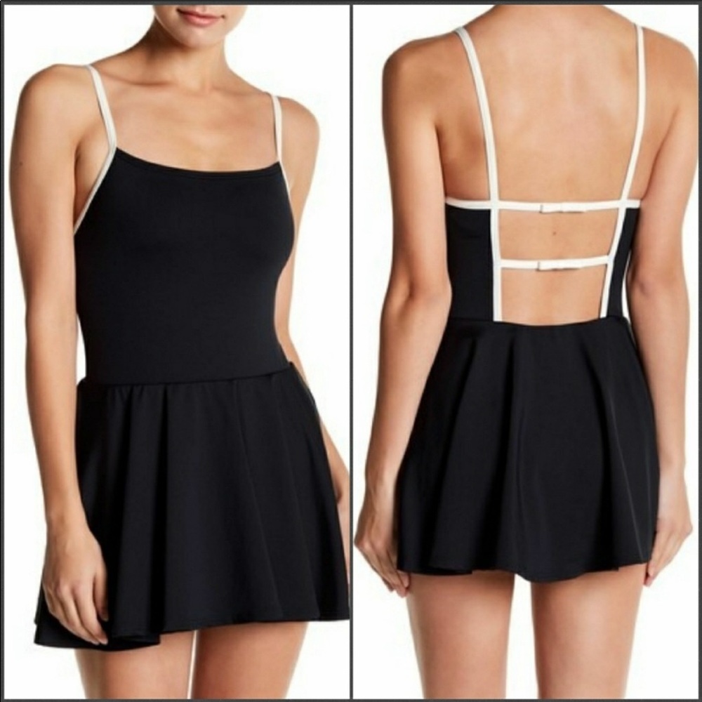 NEW Kate Spade skirt overlay swimsuit size XS
